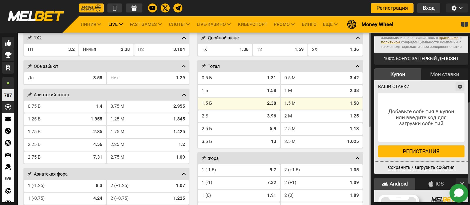 Букмекерская контора Melbet